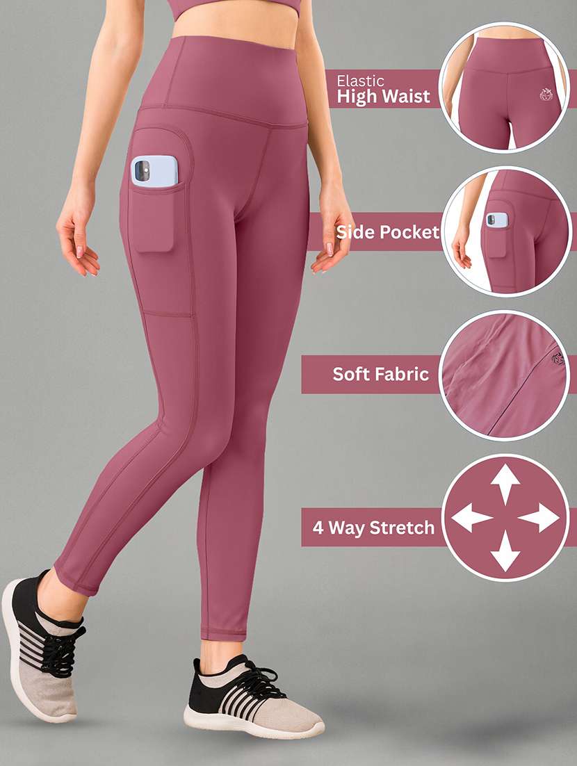 women multi colored polyester track pant - 22450121 -  Standard Image - 4