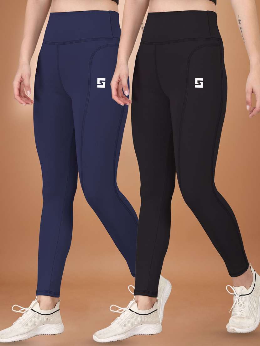women multi colored polyester track pant - 22450123 -  Standard Image - 1