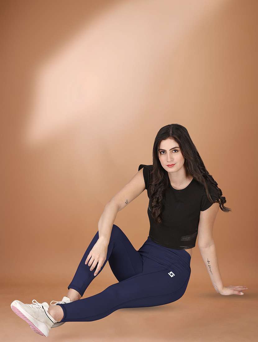 women multi colored polyester track pant - 22450123 -  Standard Image - 4