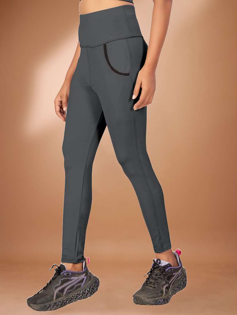 women multi colored polyester track pant - 22450144 -  Standard Image - 1