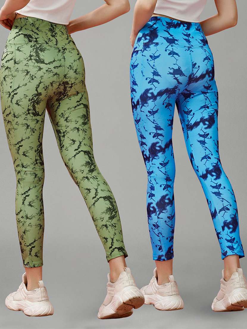 women multi colored polyester track pant - 22450153 -  Standard Image - 1