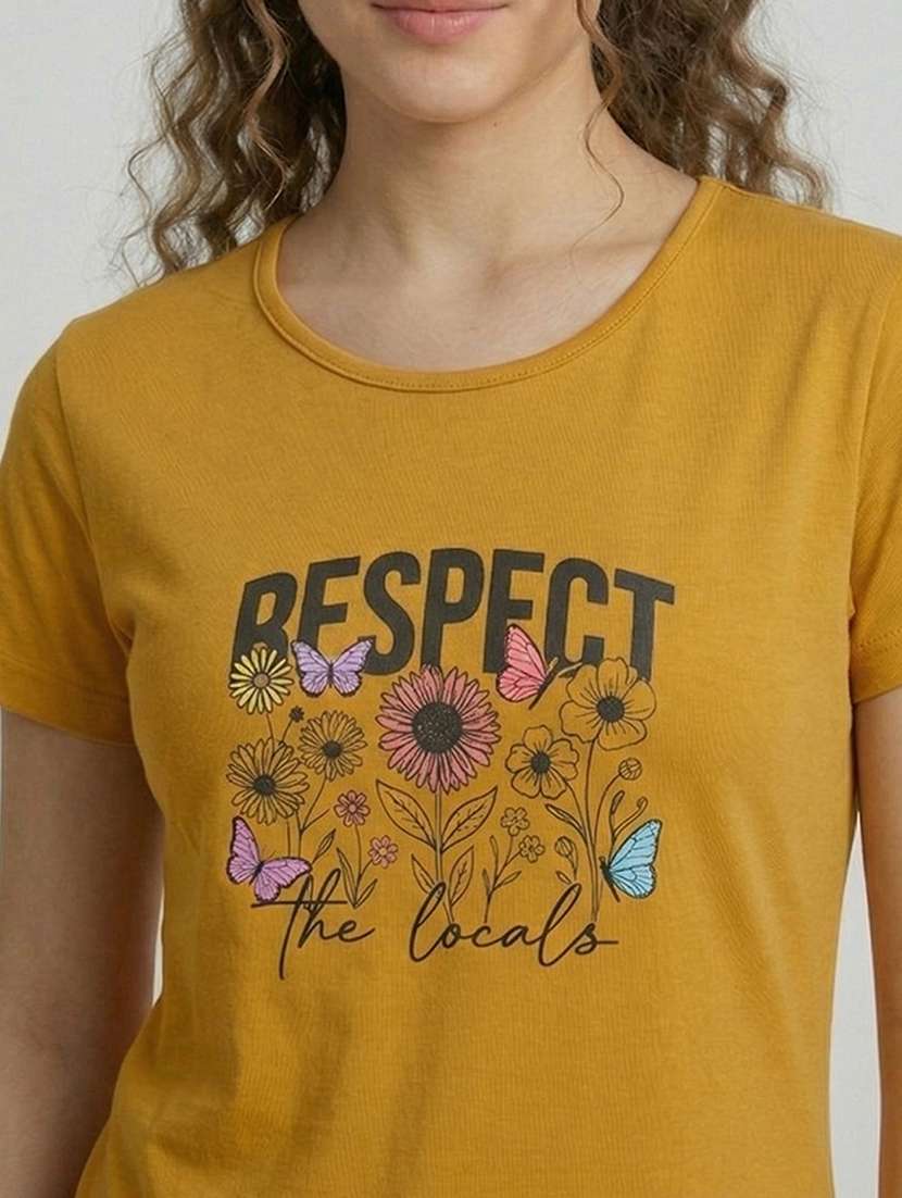 women printed short sleeve loungewear t-shirt - 22450925 -  Standard Image - 1