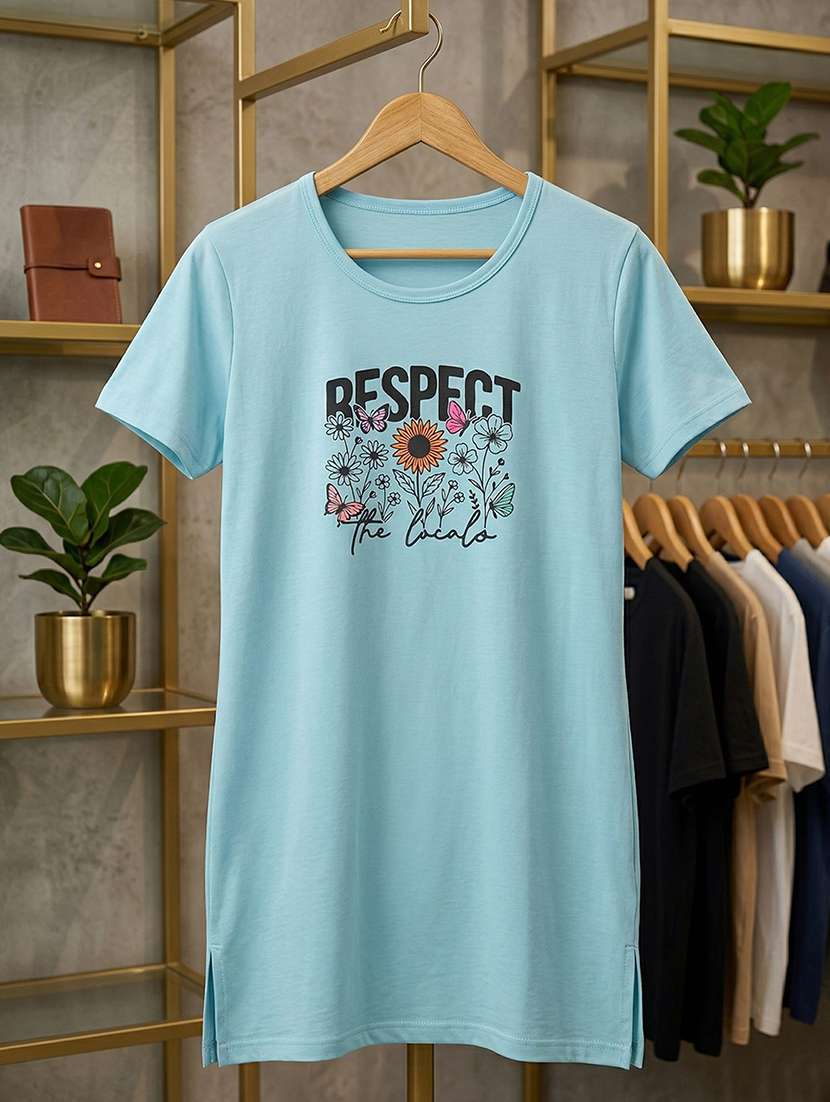 women printed short sleeve loungewear t-shirt - 22450989 -  Standard Image - 4