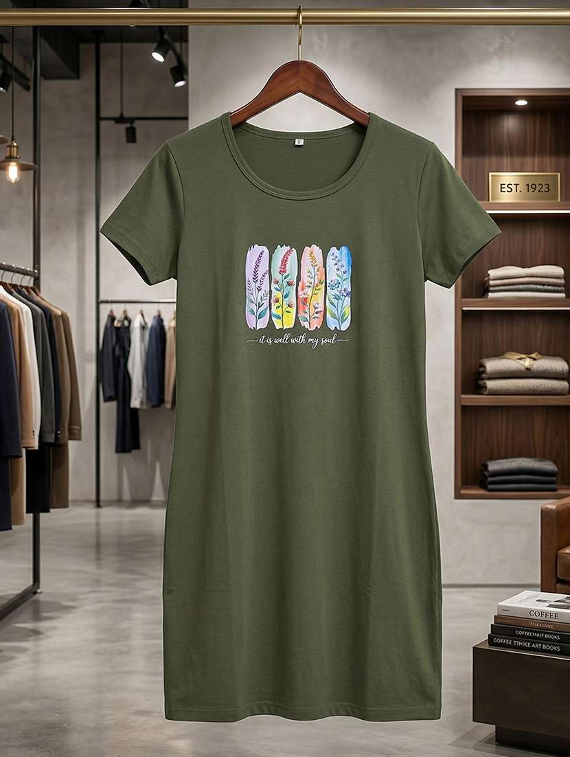 women printed short sleeve loungewear t-shirt - 22451202 -  Standard Image - 4