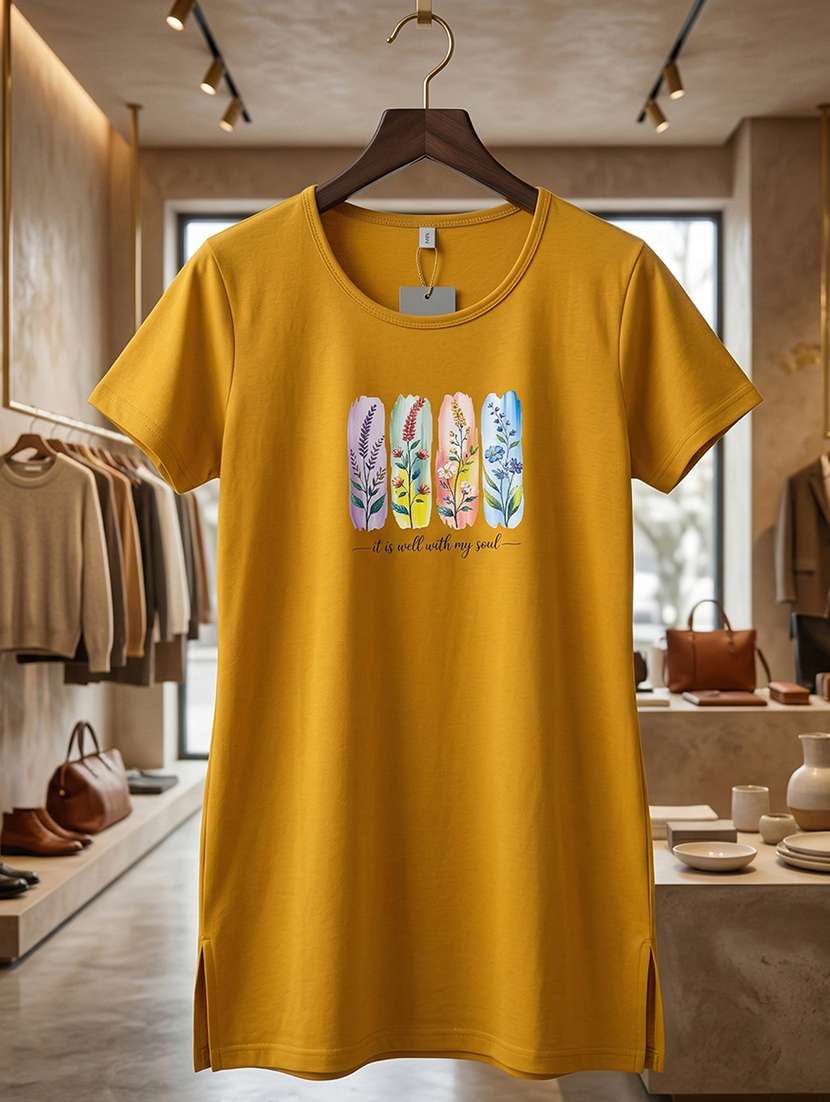 women printed short sleeve loungewear t-shirt - 22451204 -  Standard Image - 4