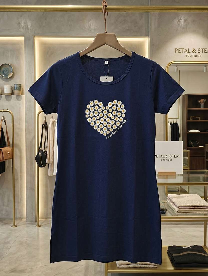 women printed short sleeve loungewear t-shirt - 22451217 -  Standard Image - 4