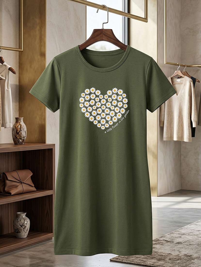 women printed short sleeve loungewear t-shirt - 22451218 -  Standard Image - 4