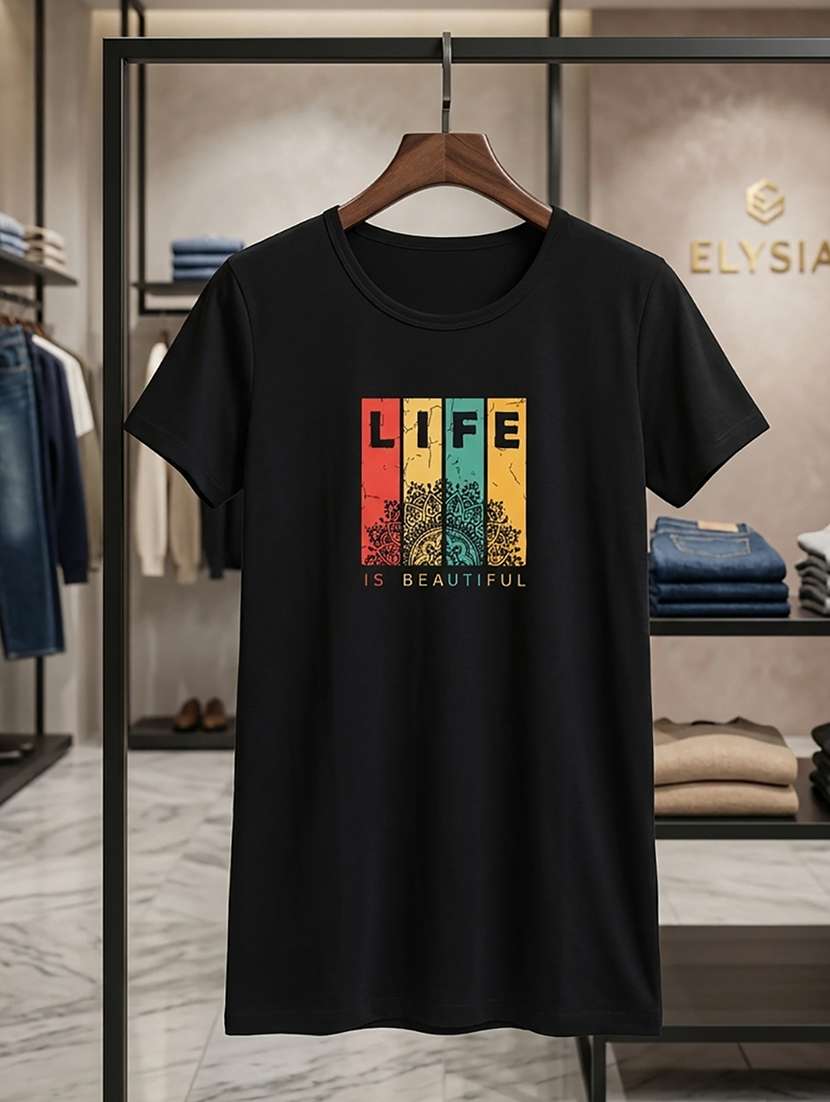 women printed short sleeve loungewear t-shirt - 22451222 -  Standard Image - 4