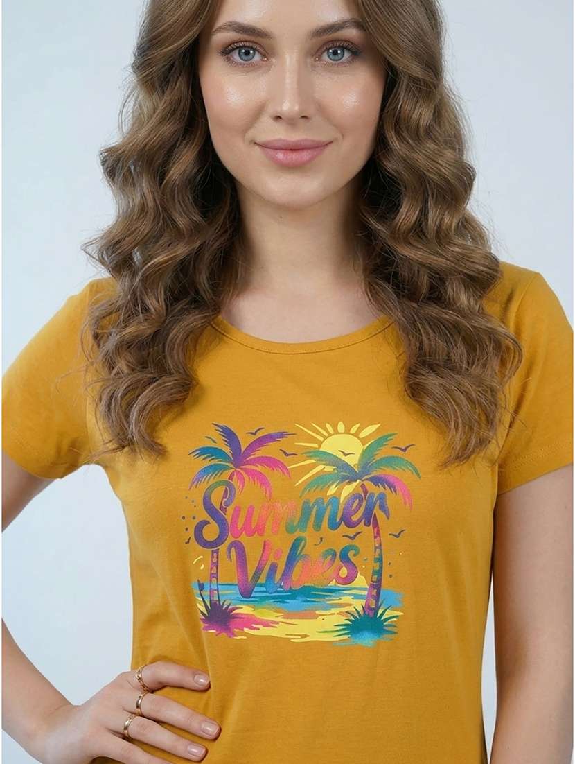 women printed short sleeve loungewear t-shirt - 22451227 -  Standard Image - 1
