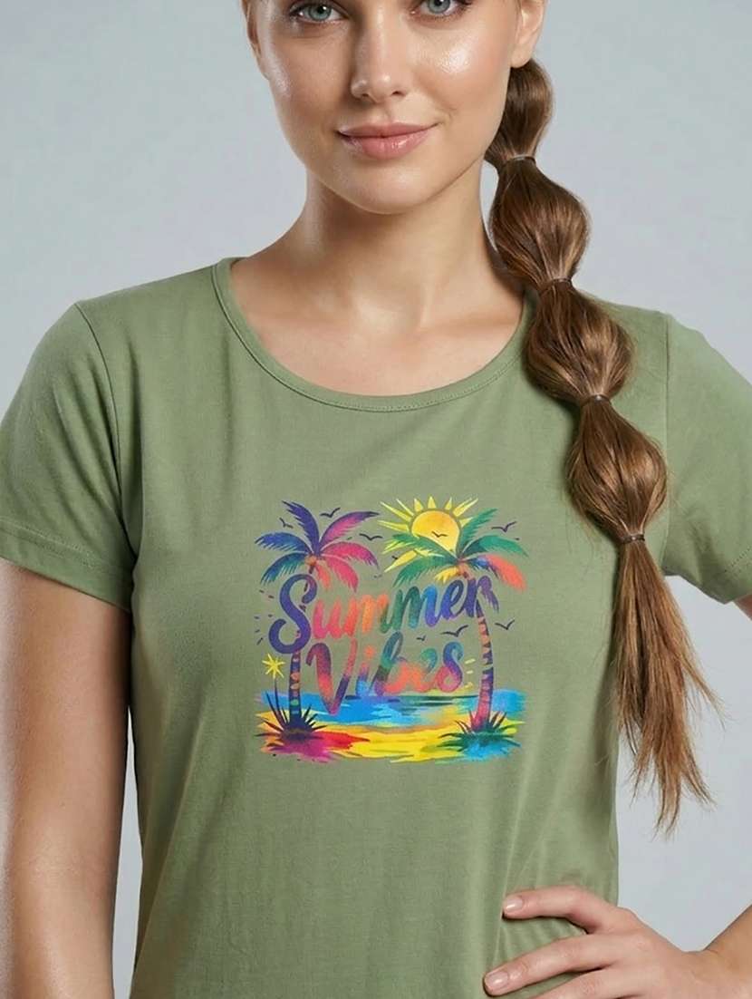women printed short sleeve loungewear t-shirt - 22451284 -  Standard Image - 1