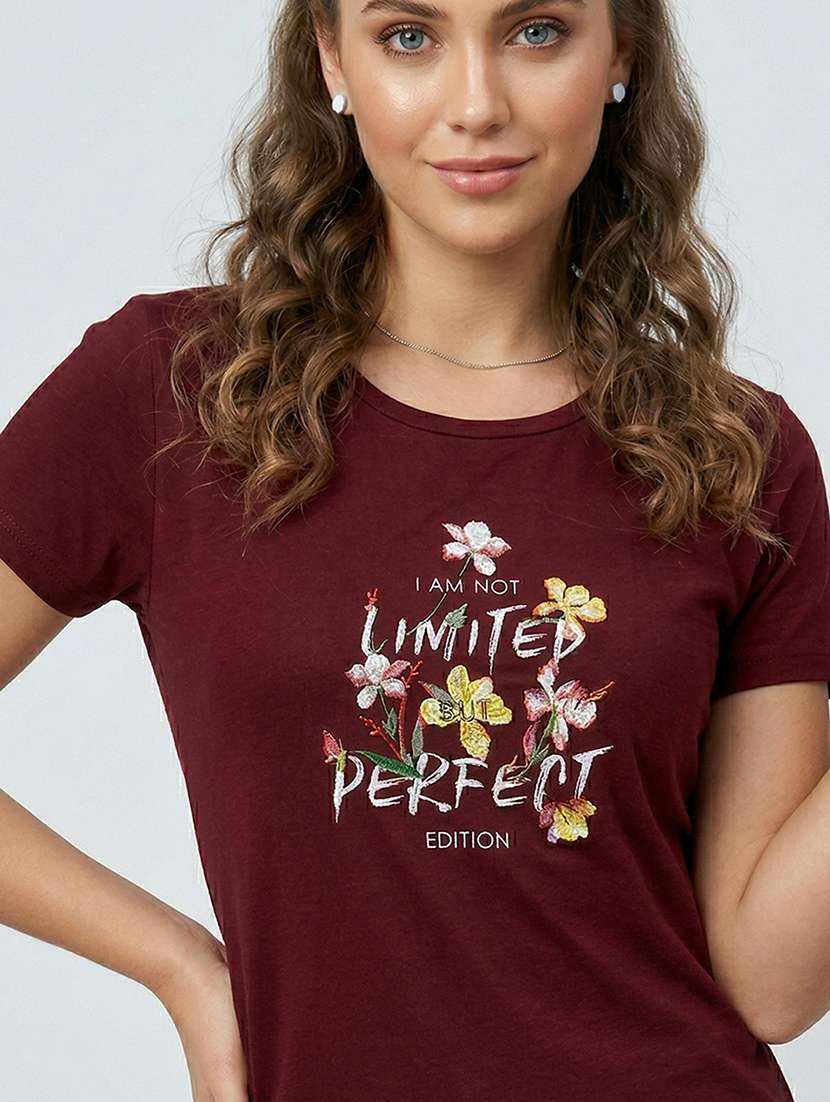 women printed short sleeve loungewear t-shirt - 22451289 -  Standard Image - 1