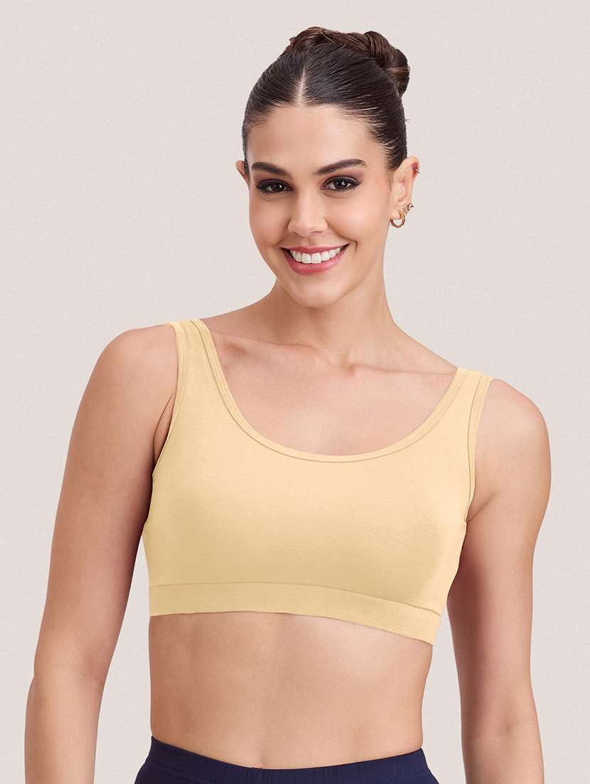 women pack of 2 solid full coverage sports bra - 22451528 -  Standard Image - 1