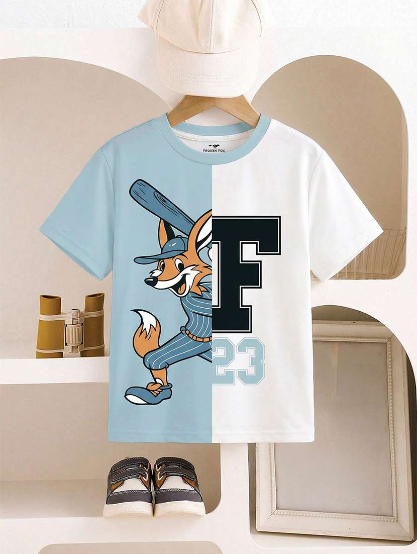 boys pack of 2 printed short sleeve t-shirt - 22451634 -  Standard Image - 1