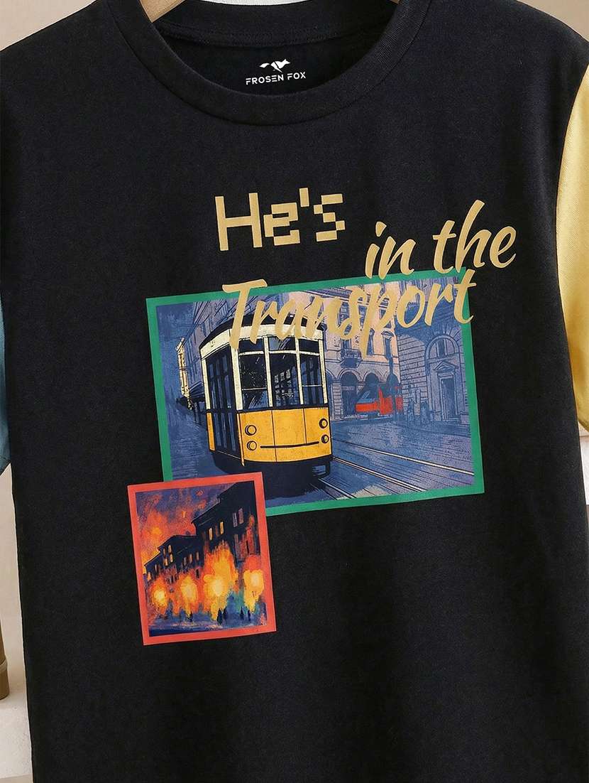 boys pack of 2 printed short sleeve t-shirt - 22451640 -  Standard Image - 4