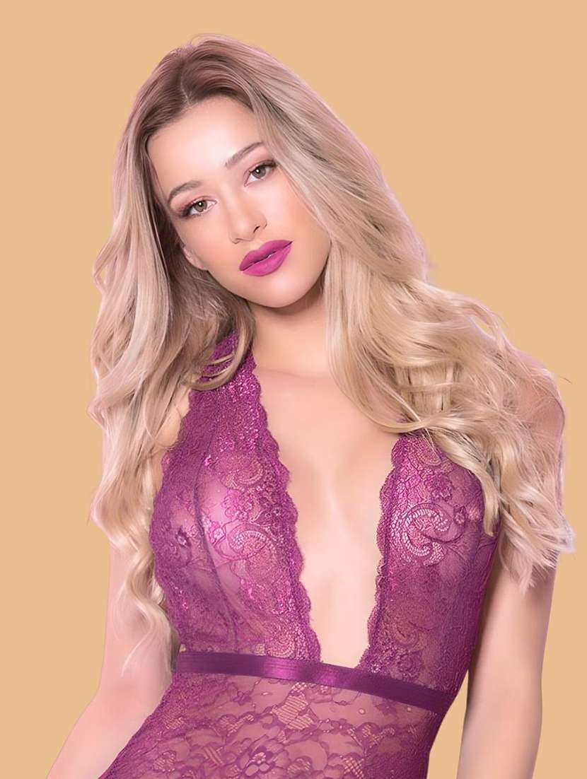 women burgundy solid nylon camisole - 22451642 -  Standard Image - 1