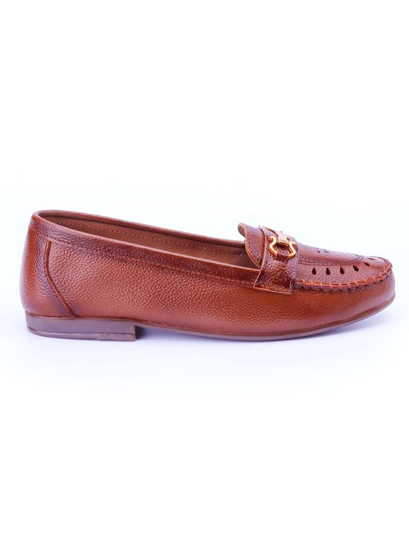 women tan slip on loafer - 22451841 -  Standard Image - 1
