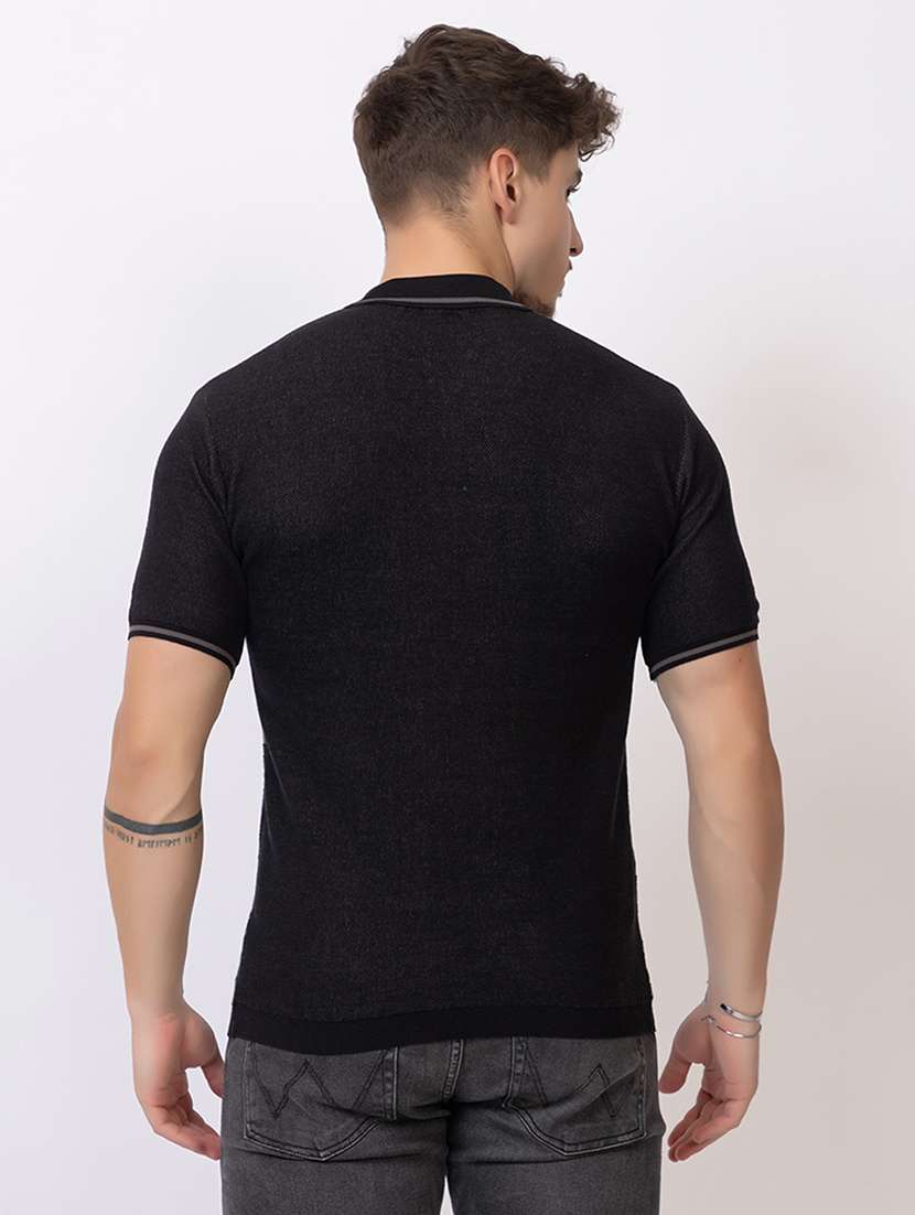 men off white cotton plain t-shirt - 22451952 -  Standard Image - 4