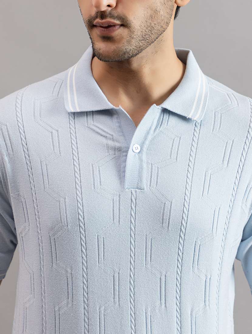 men blue cotton plain t-shirt - 22451964 -  Standard Image - 1