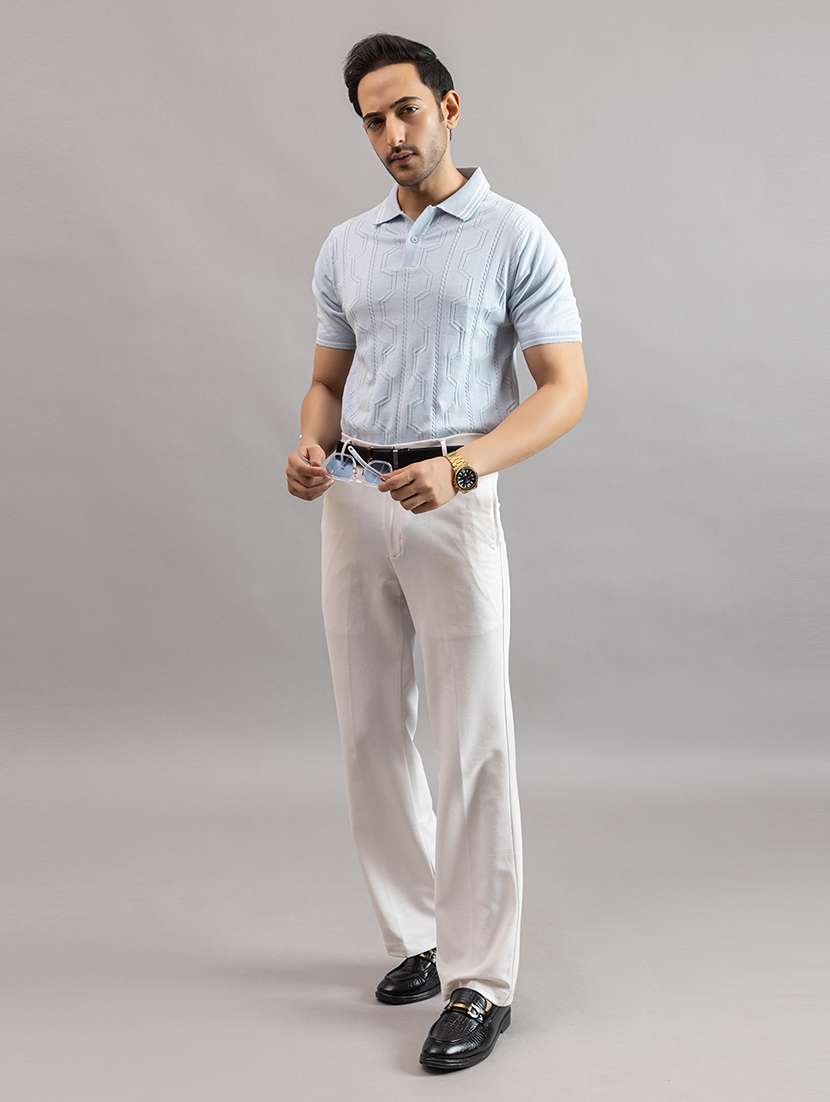 men blue cotton plain t-shirt - 22451964 -  Standard Image - 6