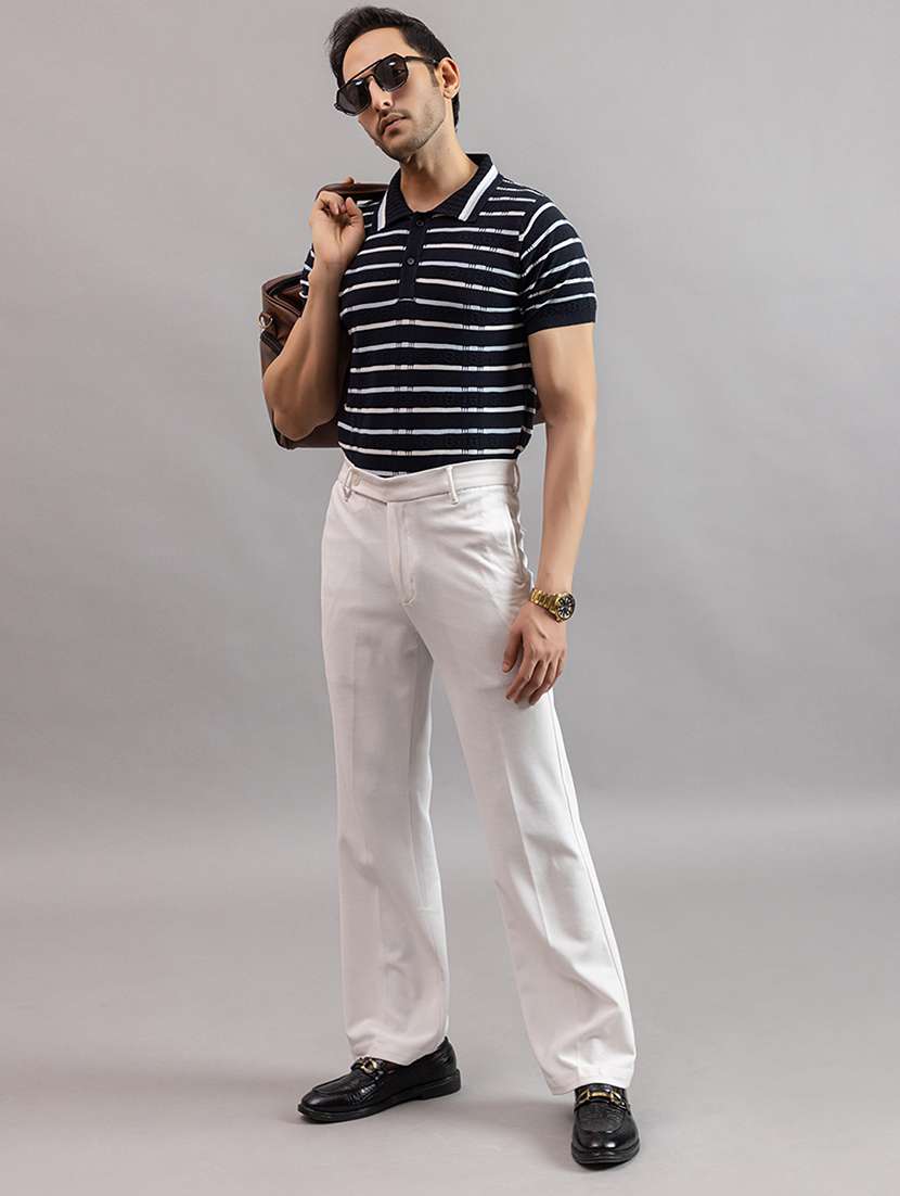 men navy blue cotton plain t-shirt - 22451969 -  Standard Image - 6