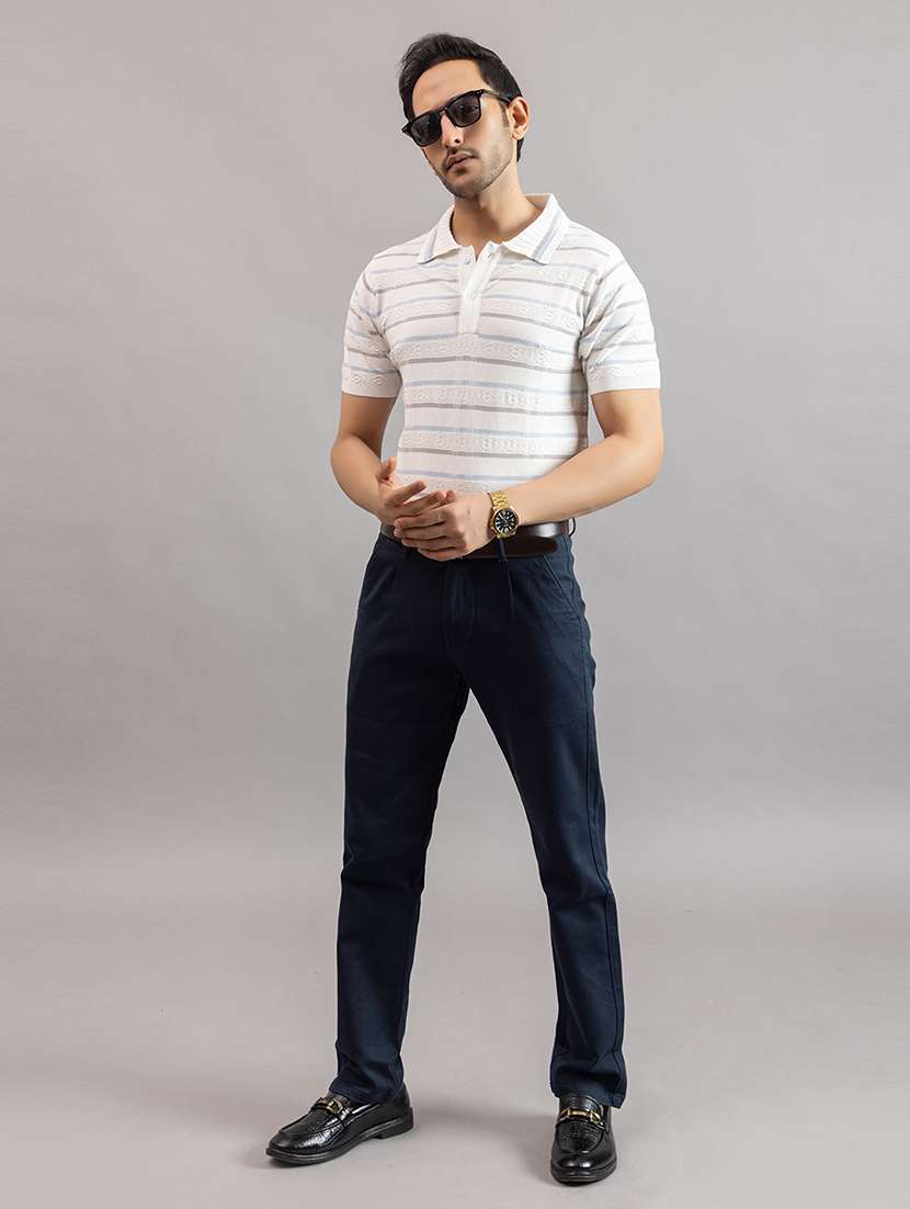 white cotton plain polo tshirt - 22451970 -  Standard Image - 6