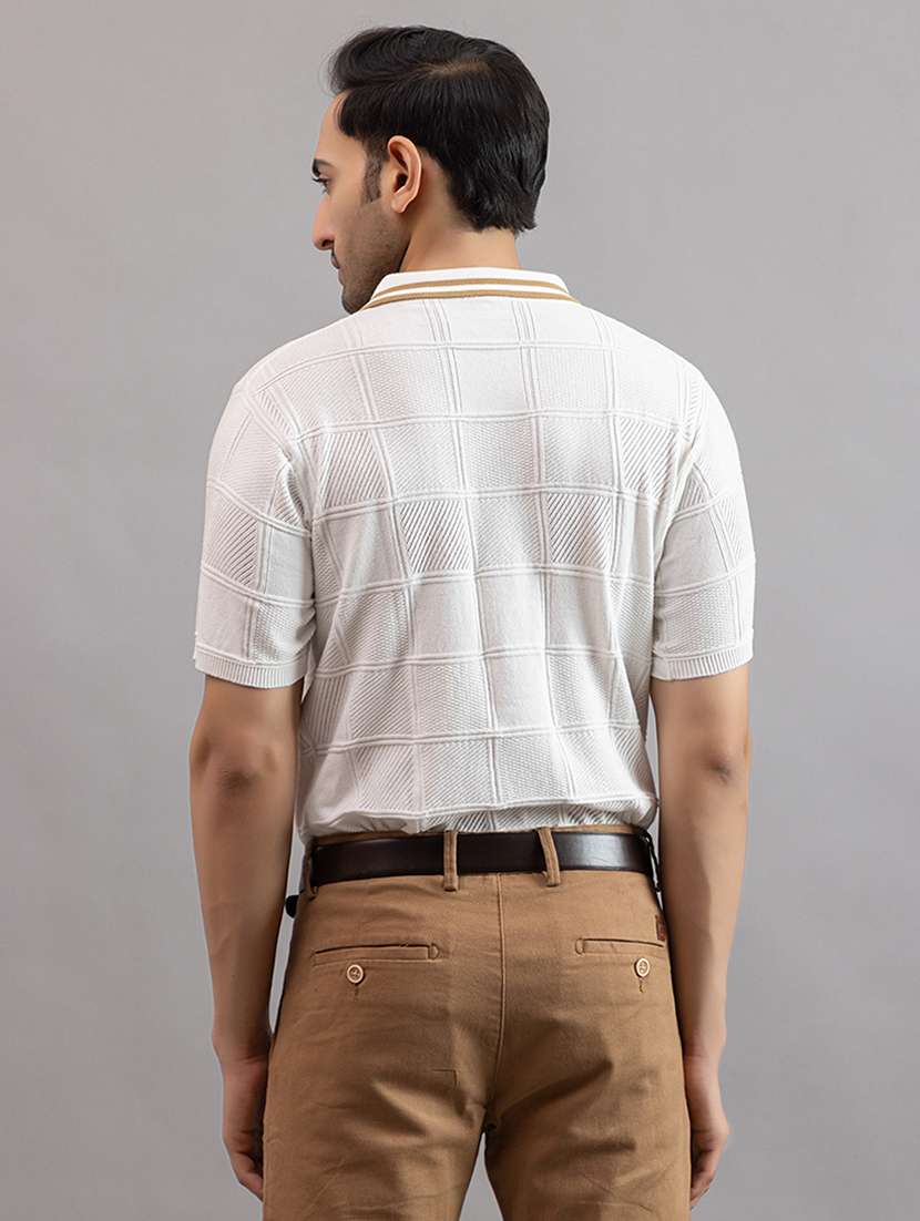 men white cotton plain t-shirt - 22451982 -  Standard Image - 4