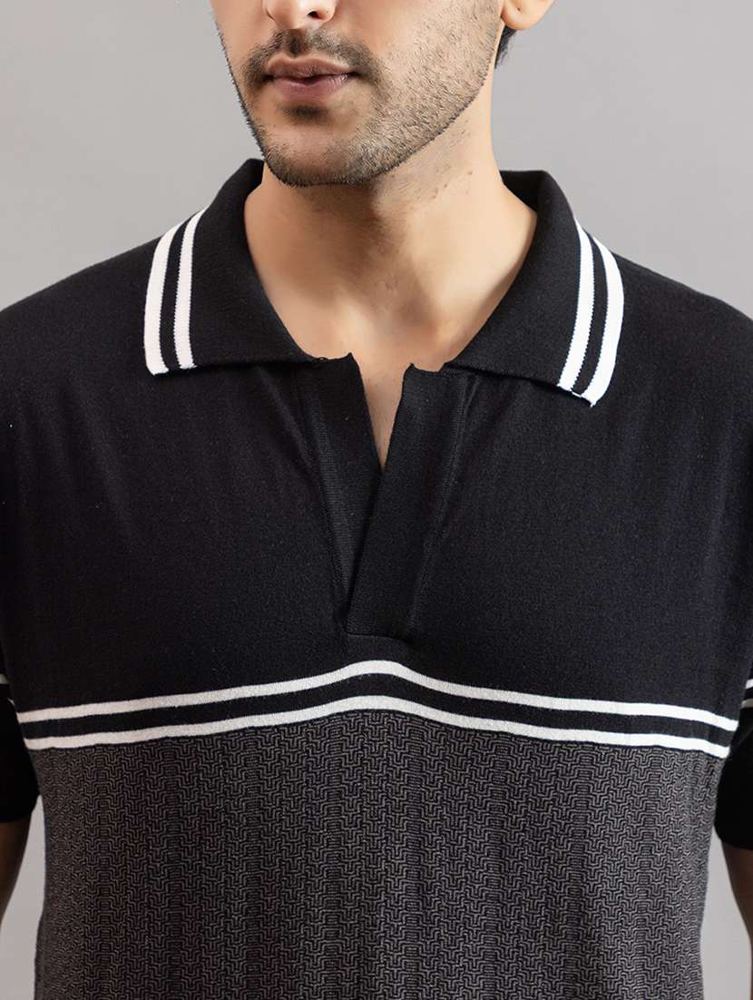 men black cotton plain t-shirt - 22451987 -  Standard Image - 1