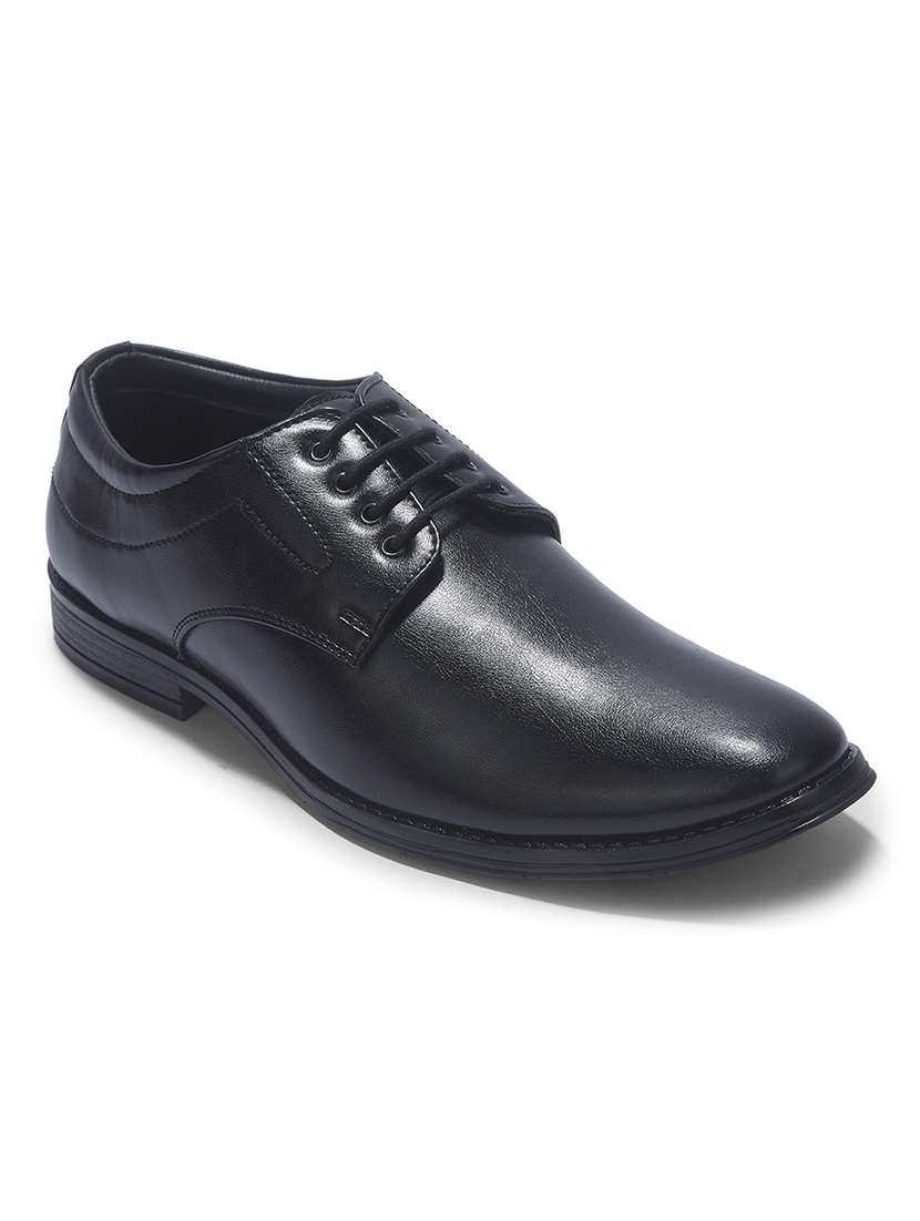 men solid lace up derby - 22452010 -  Standard Image - 1