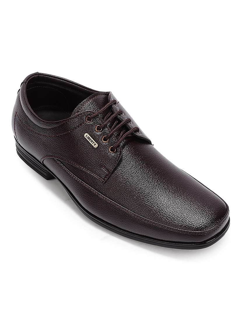 men solid lace up derby - 22452013 -  Standard Image - 1