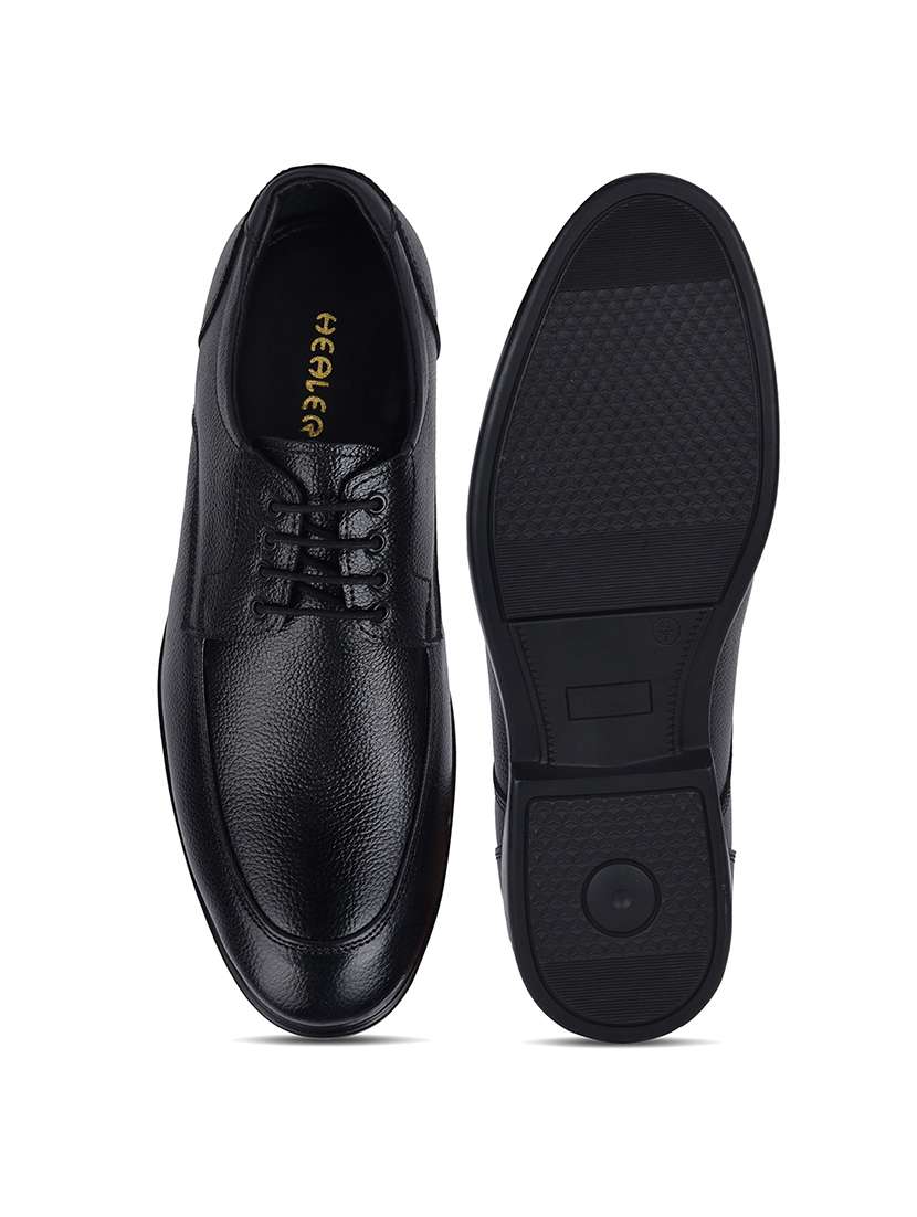 men solid lace up derby - 22452014 -  Standard Image - 4