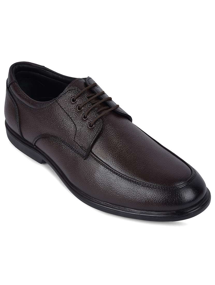 men solid lace up derby - 22452015 -  Standard Image - 1