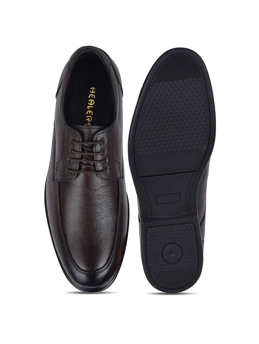 men solid lace up derby - 22452015 -  Standard Image - 4