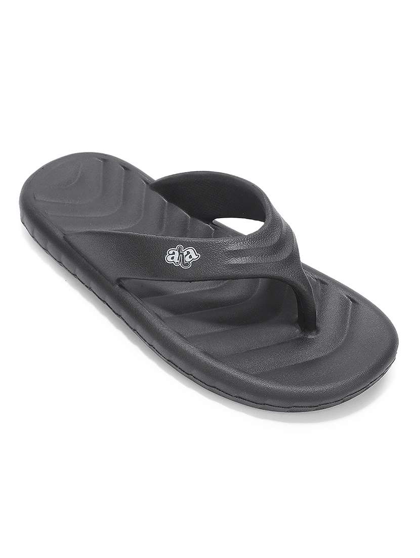 Men Solid Toe Seperator Slipper - 22452334 -  Standard Image - 1