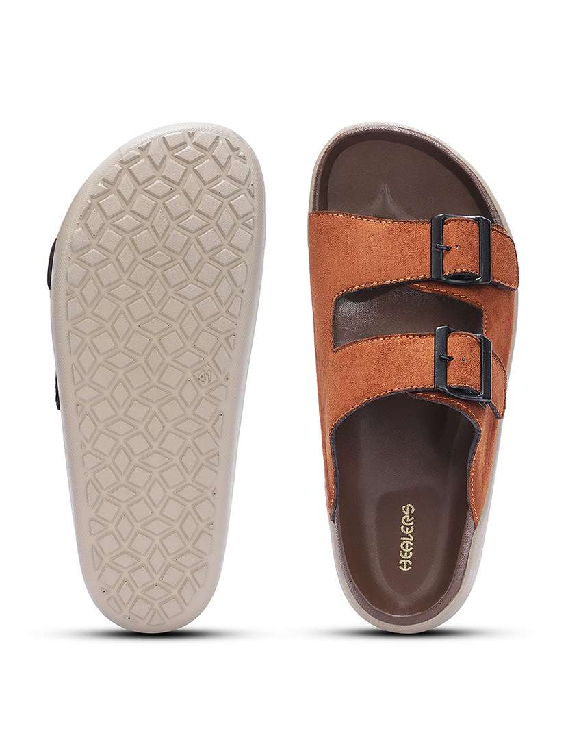 men solid strap sandal - 22452337 -  Standard Image - 4