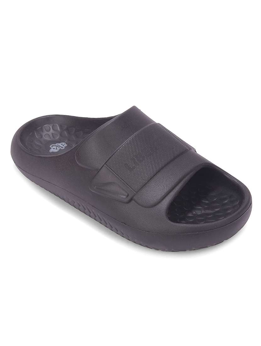 men solid slip on slider - 22452338 -  Standard Image - 1