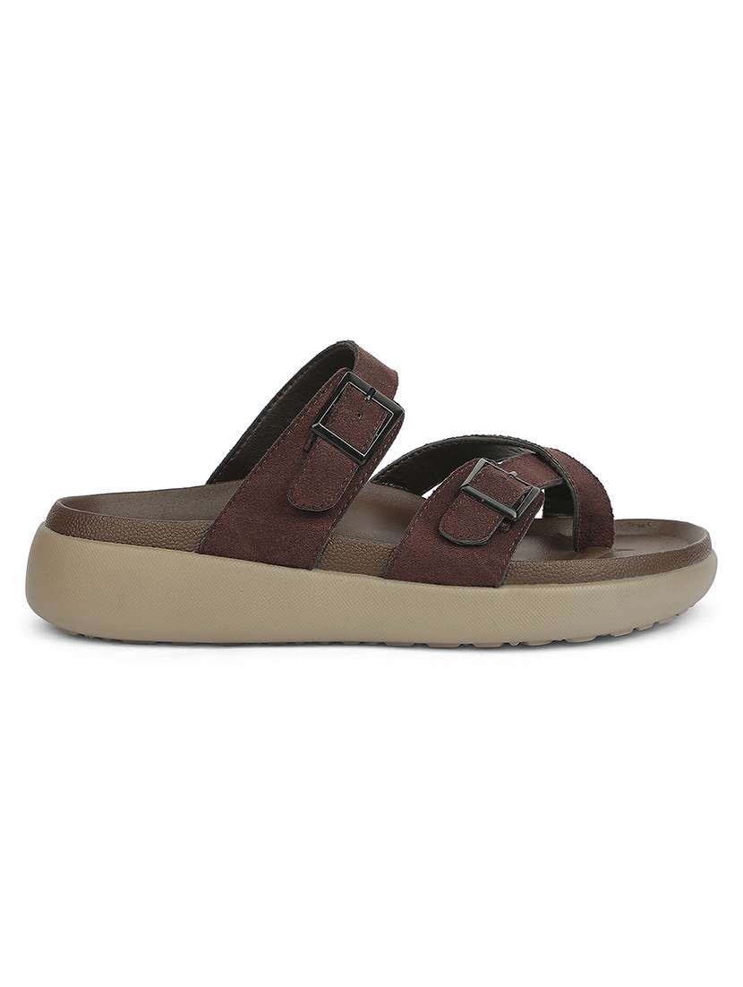 men solid toe seperator slipper - 22452347 -  Standard Image - 1