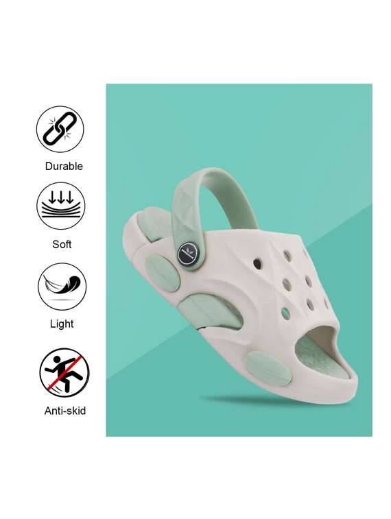 kids beige eva slippers & flip flop - 22452355 -  Standard Image - 4