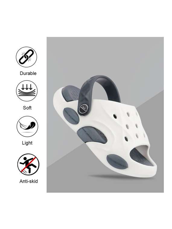 kids white eva slippers & flip flop - 22452357 -  Standard Image - 4