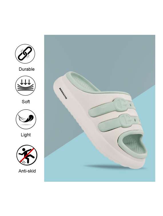 kids beige eva slippers & flip flop - 22452359 -  Standard Image - 4