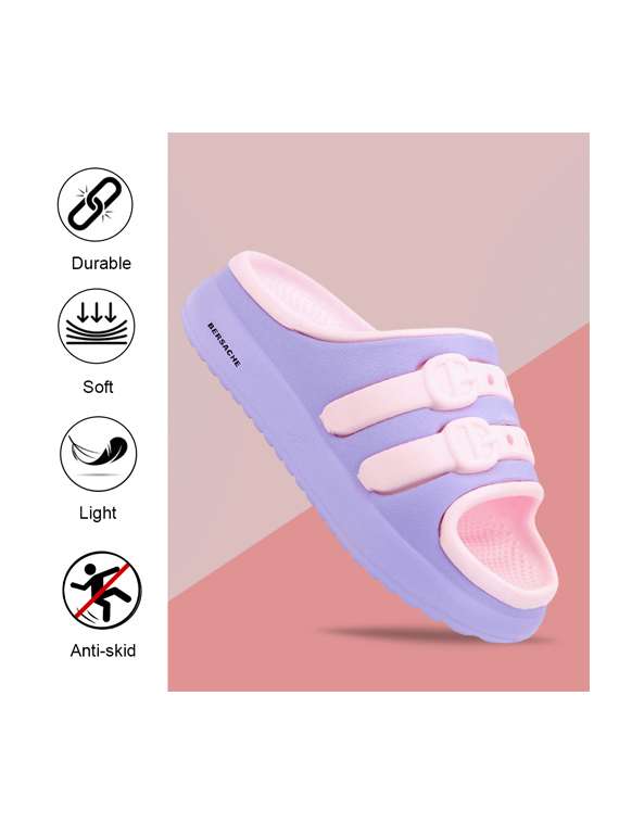 kids purple eva slippers & flip flop - 22452360 -  Standard Image - 4