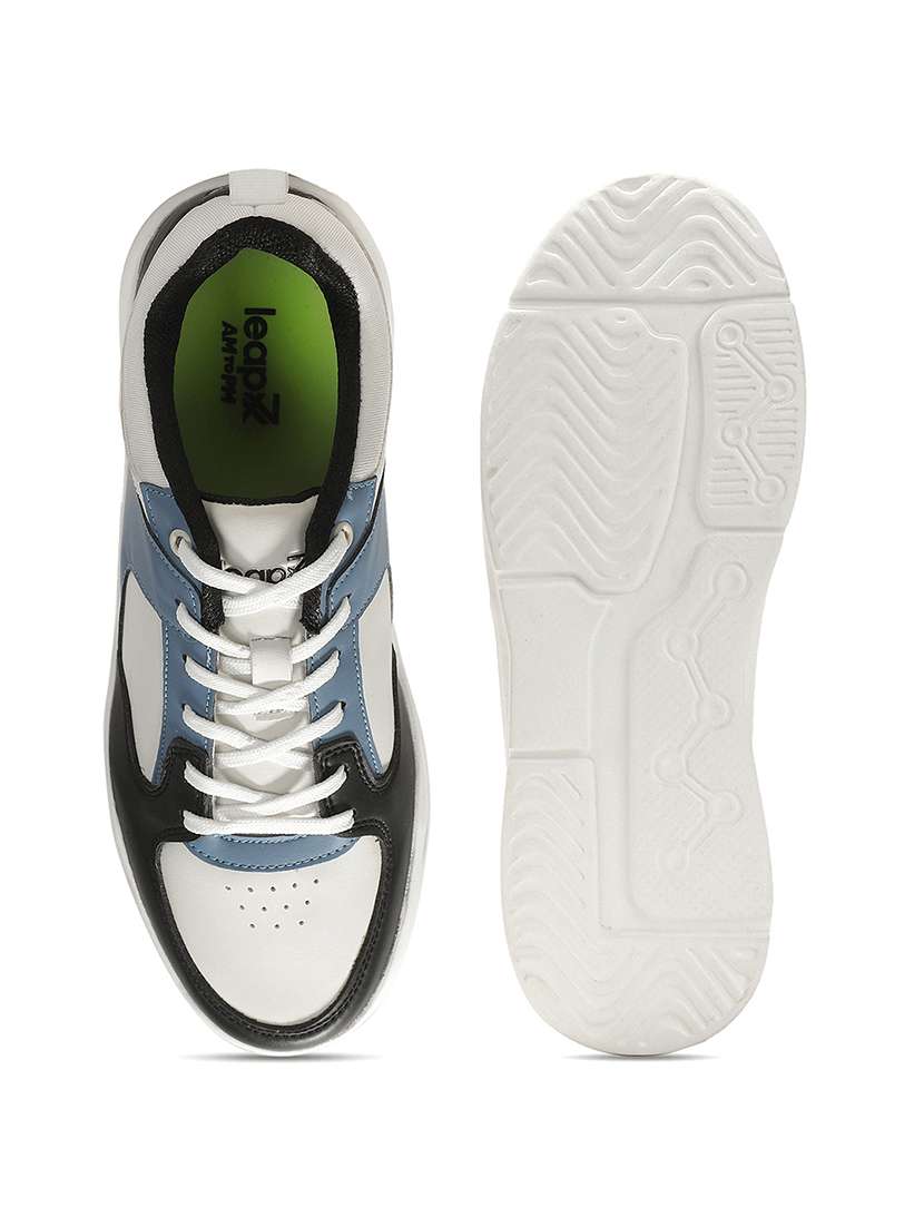 men color block lace up sneaker - 22452369 -  Standard Image - 4