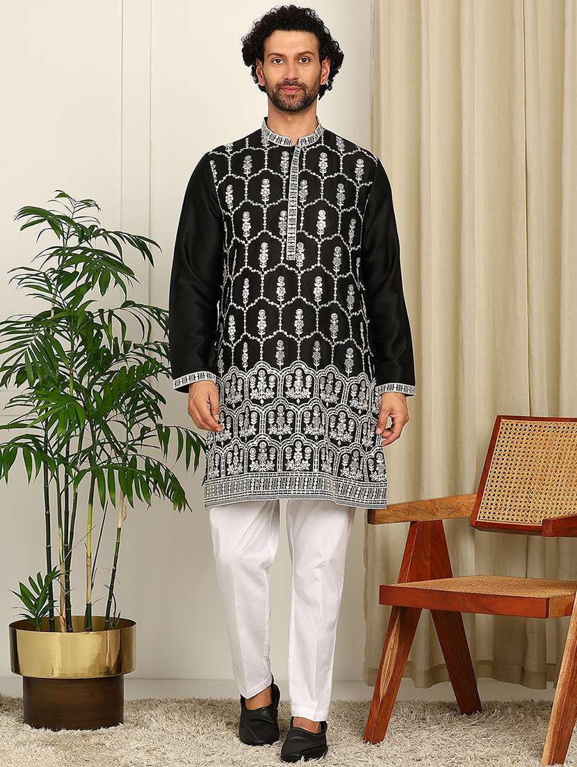 men white cotton relaxed fit solid pyjamas - 22452385 -  Standard Image - 4