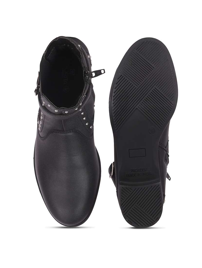 women solid ankle boot - 22453012 -  Standard Image - 4