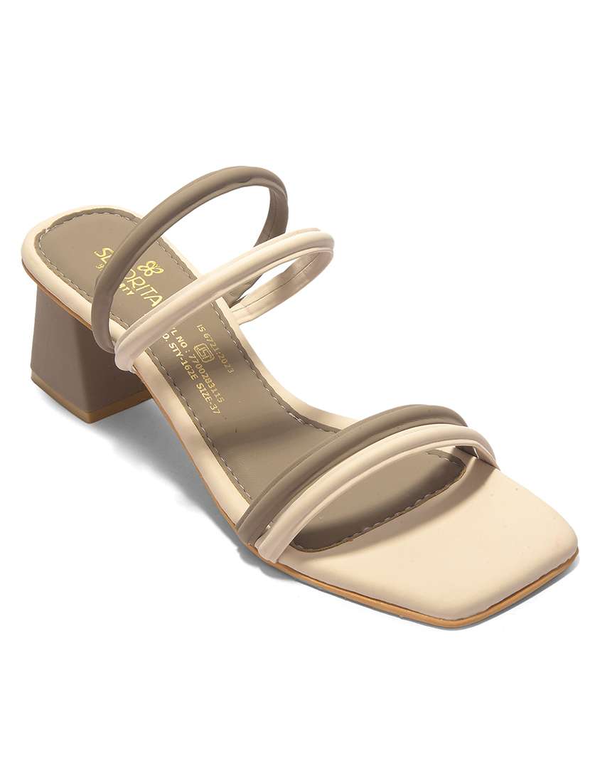 women beige slip on sandal - 22453019 -  Standard Image - 1