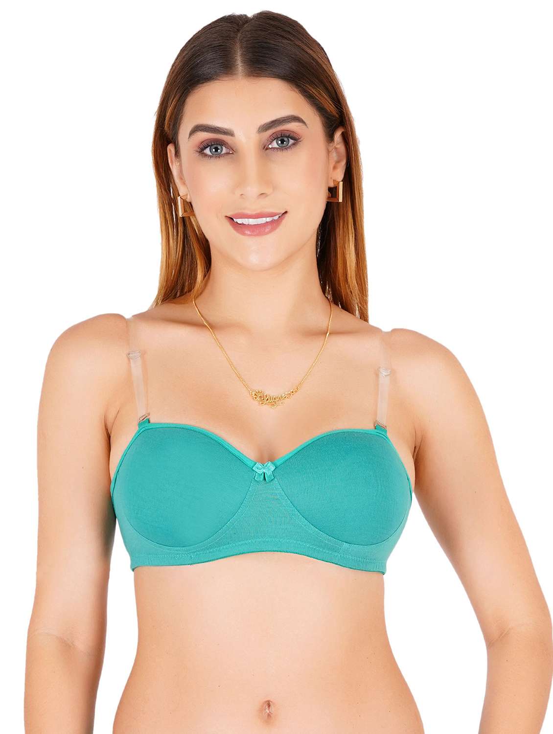 women pack of 3 solid lightly padded regular bra - 22453097 -  Standard Image - 1