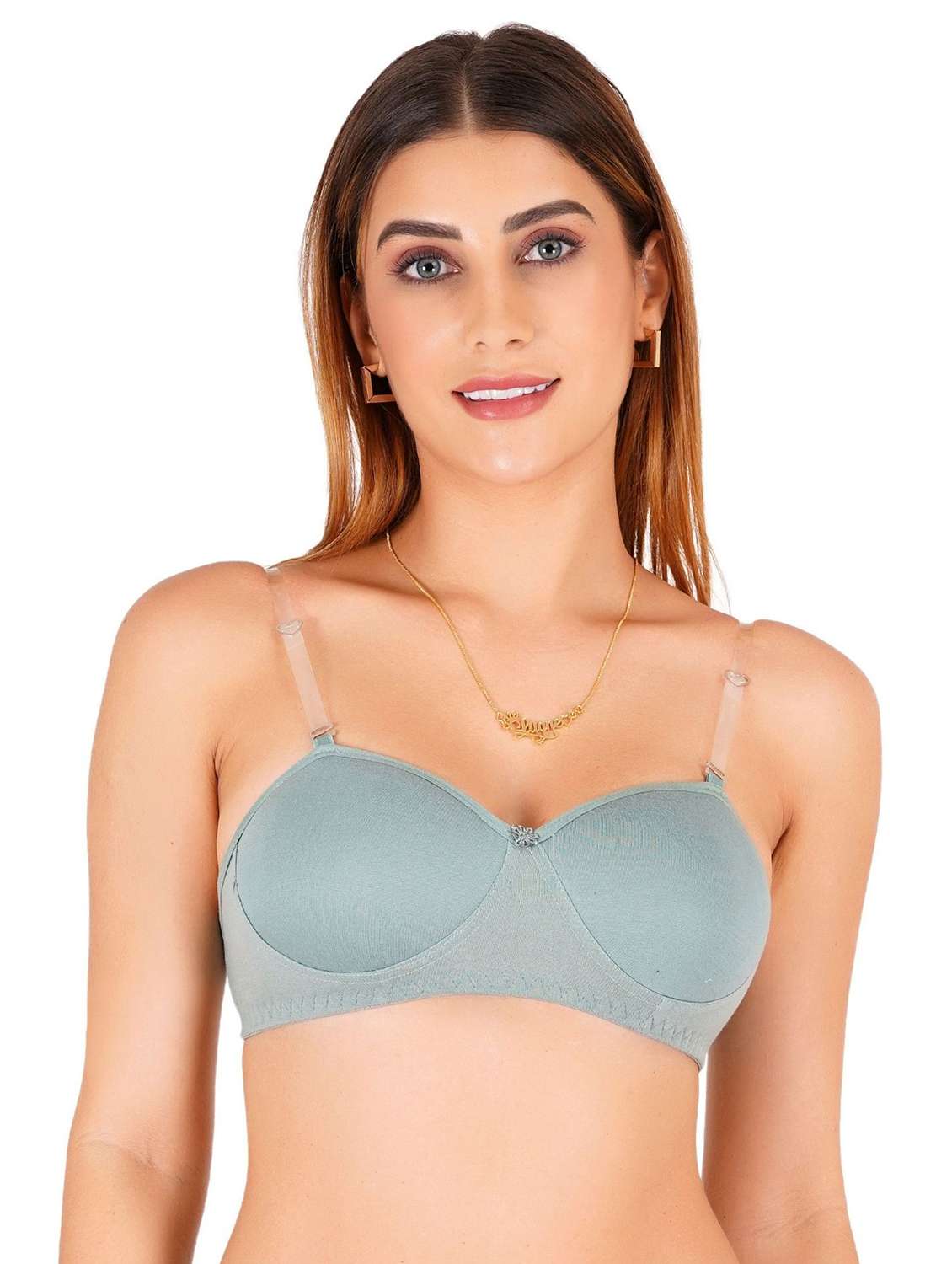 women pack of 4 solid lightly padded regular bra - 22453104 -  Standard Image - 1