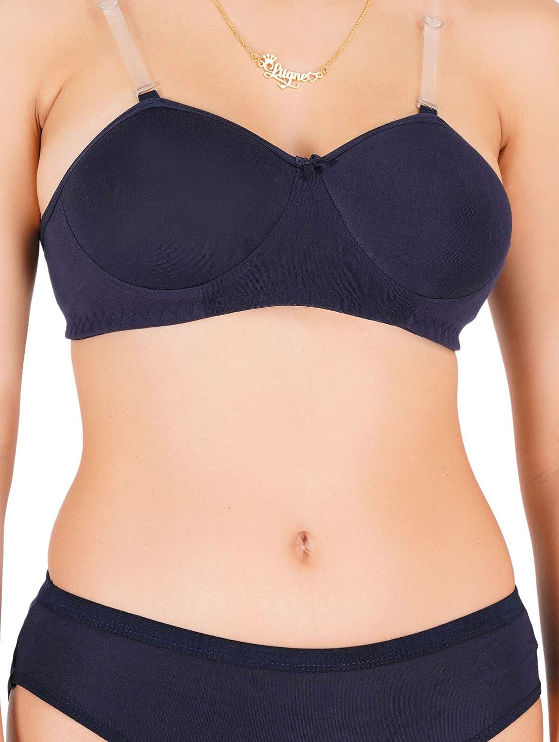 women pack of 4 solid regular bra - 22453110 -  Standard Image - 6