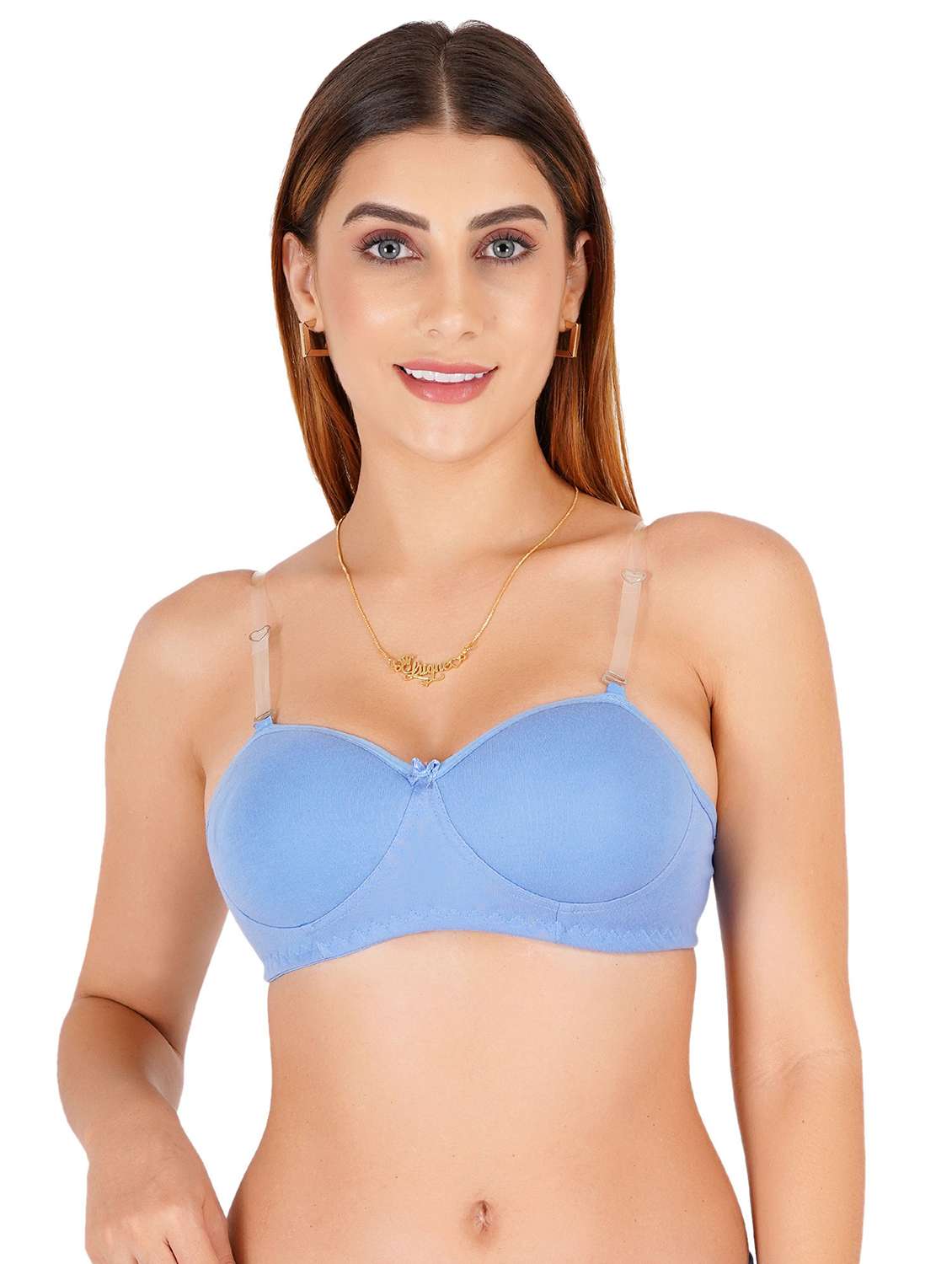 Women Pack Of 5 Solid Regular Bra - 22453136 -  Standard Image - 1