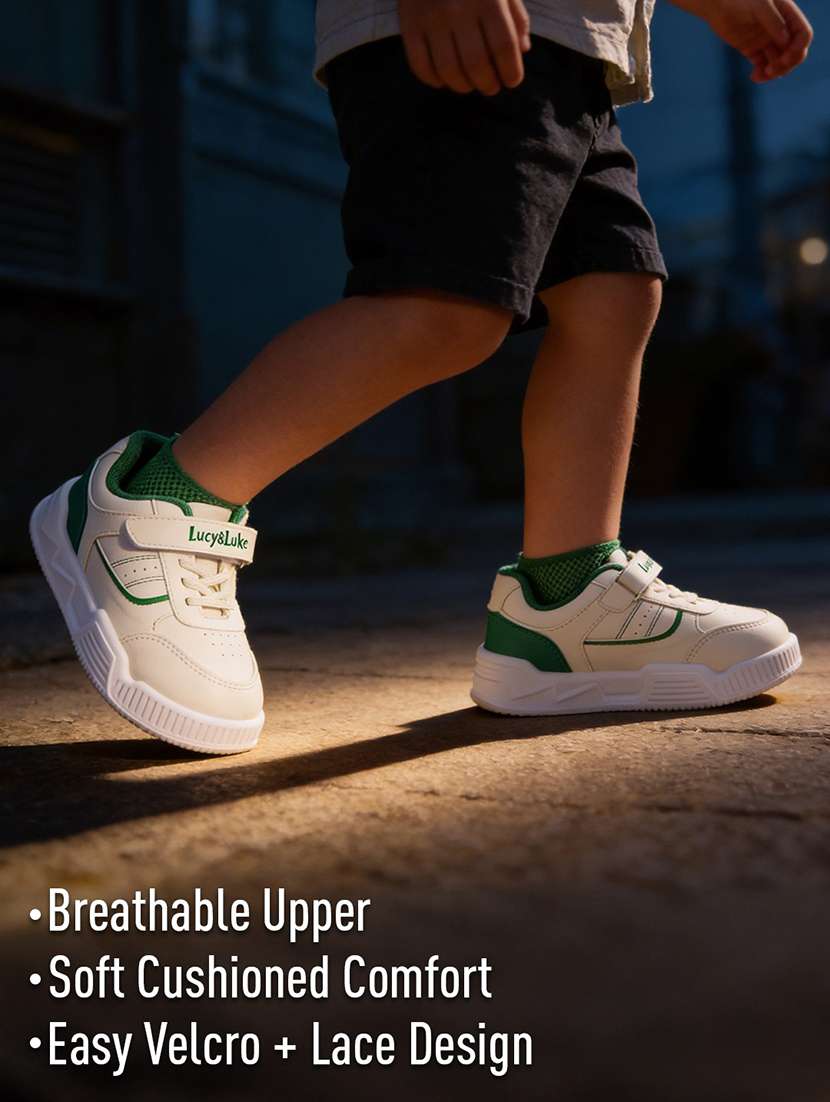 kids white pvc sneaker - 22453626 -  Standard Image - 4