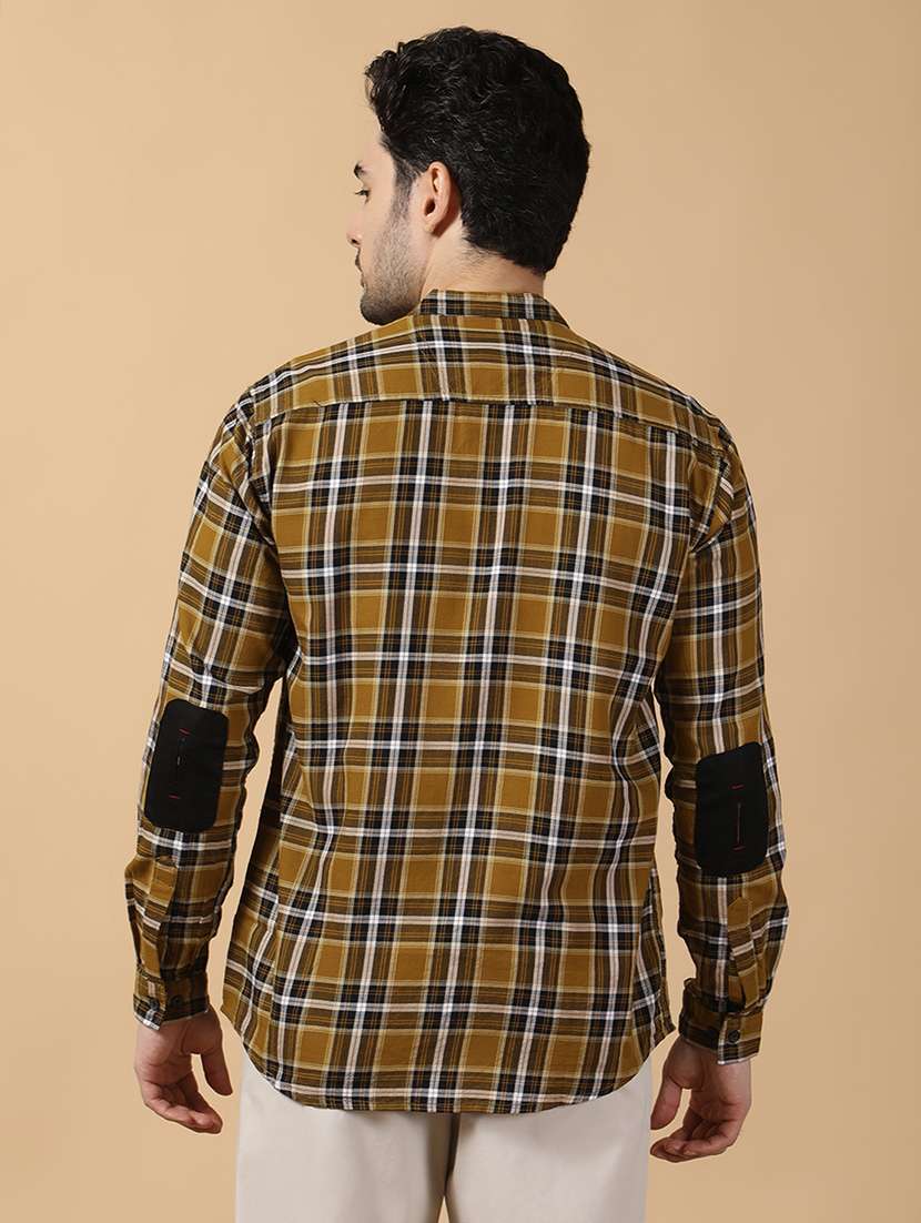 men checkered long sleeve regular fit casual shirt - 22453829 -  Standard Image - 4